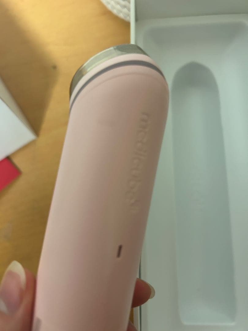 ピンク 美顔器 USB-C充電 デジタルディスプレイ