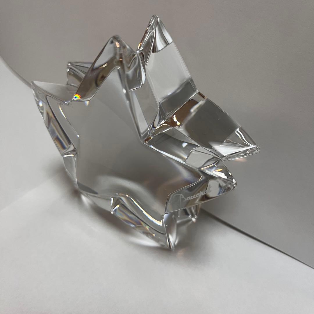 バカラ ZINZIN ザンザンスター 星型 ペーパーウェイト クリア