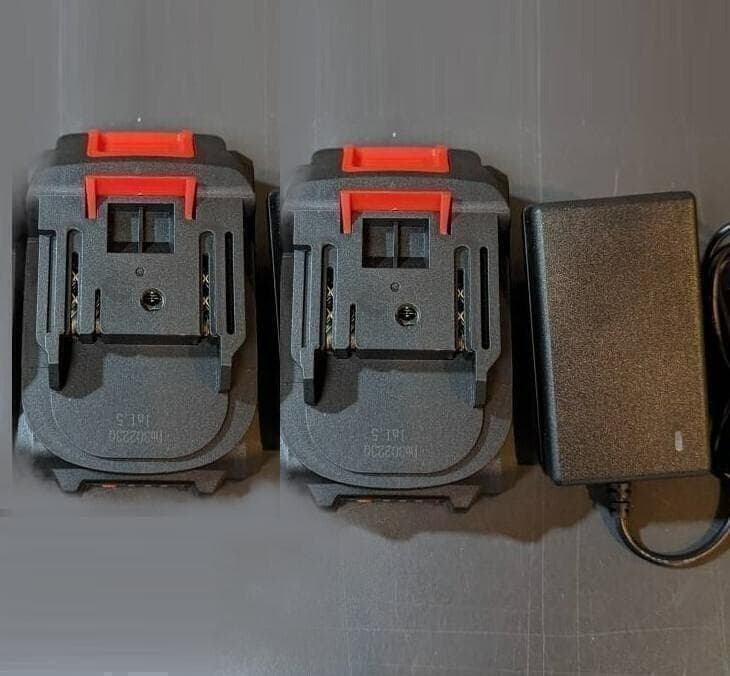 あ*“様 使用品【専用バッテリー2個+専用充電器付き】 電動除雪機 除雪機 折り