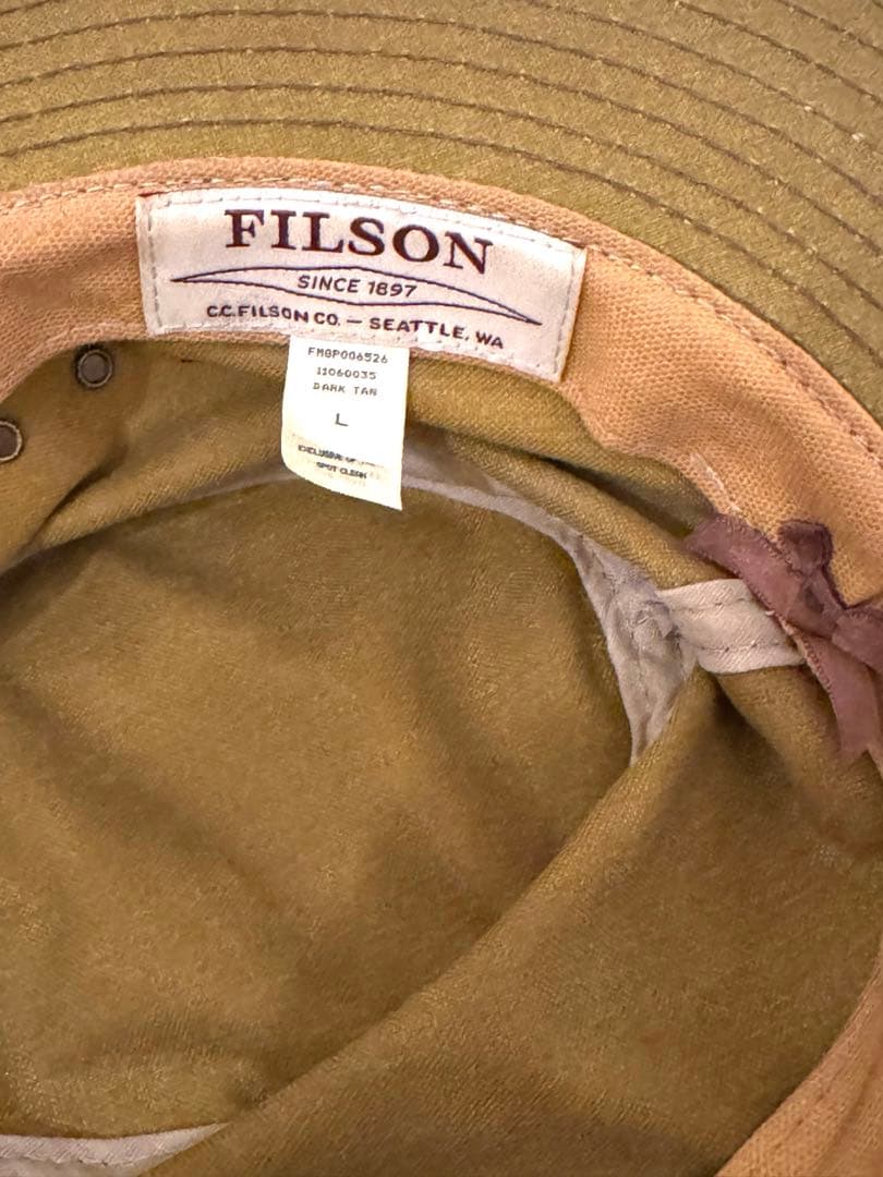 【美品】 フィルソン ティンクロス ブッシュ ハット