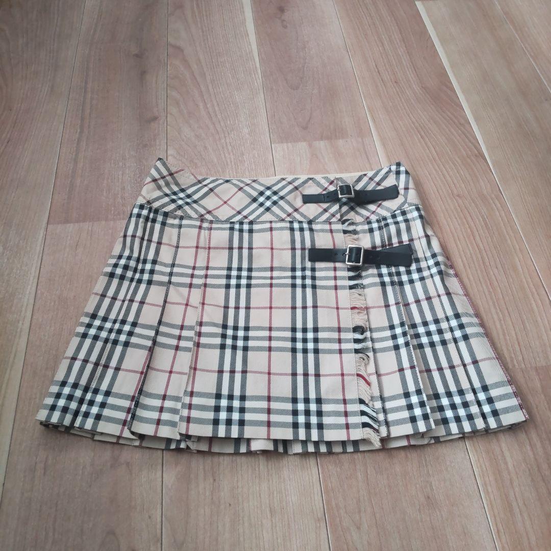 ★BURBERRY BLUE LABELノバチェックプリーツスカート美品★36