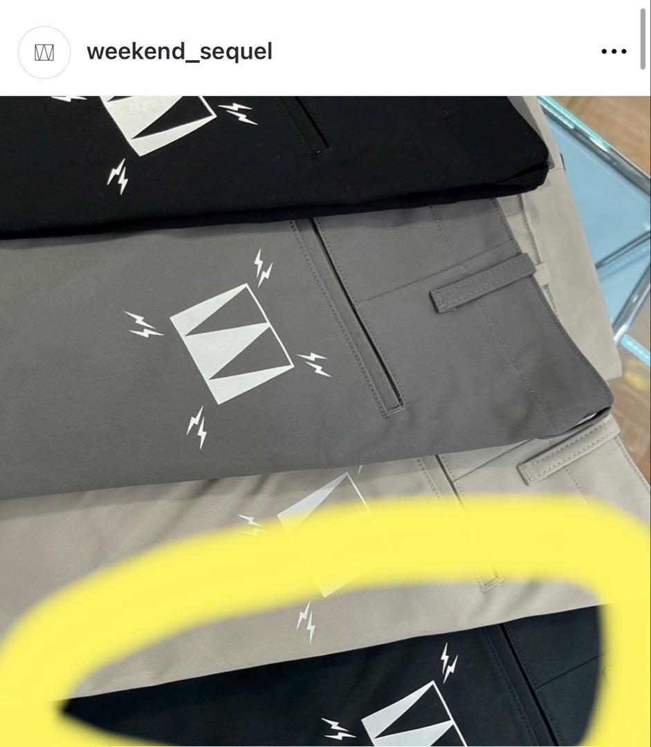 WEEKEND SEQUEL チノパン type-XF 藤原ヒロシ ネイビー