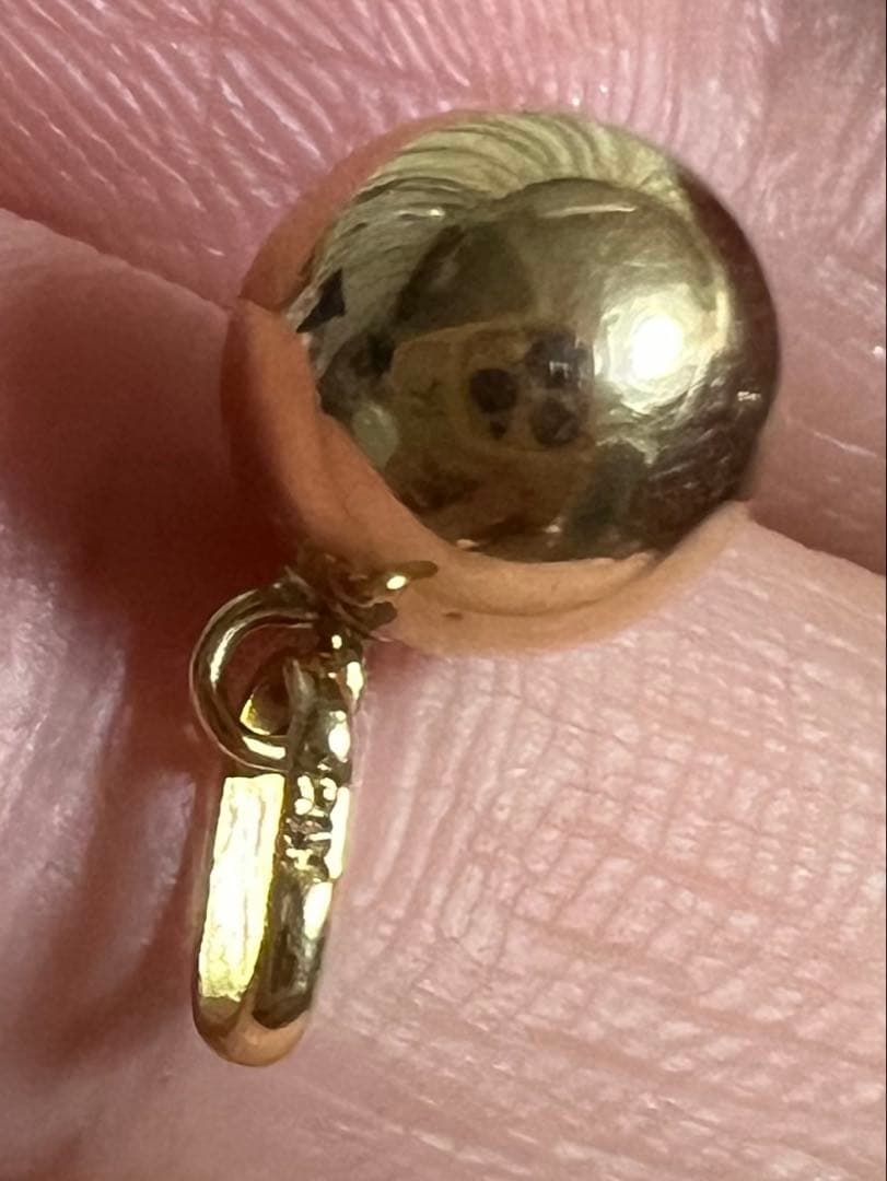 り*こ様 k18YG真珠　ペンダントトップ0.57g