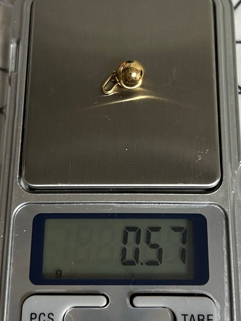 り*こ様 k18YG真珠　ペンダントトップ0.57g