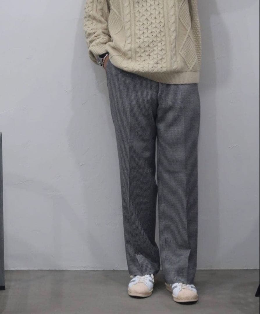 Fendart 別注 ANSNAM スラックス 千鳥格子magdalence