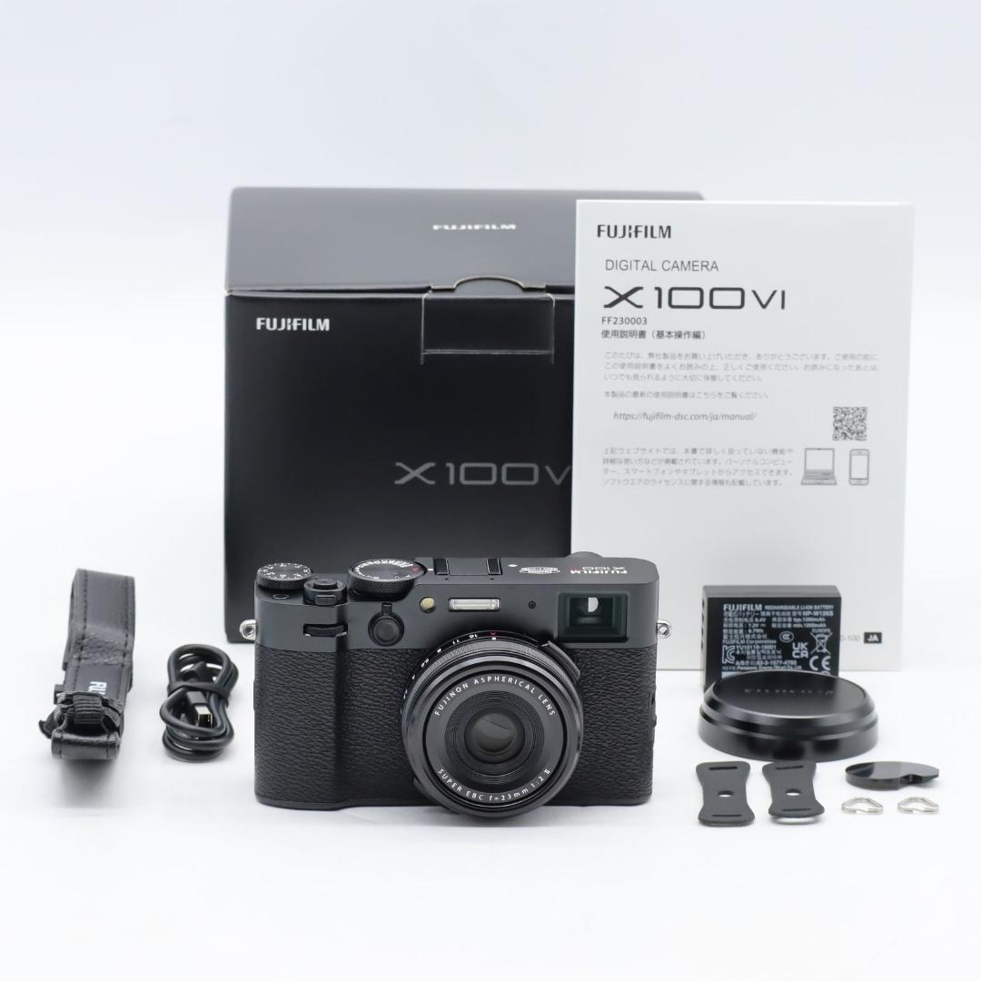 【ショット数224】富士フイルム X100Ⅵ ブラック