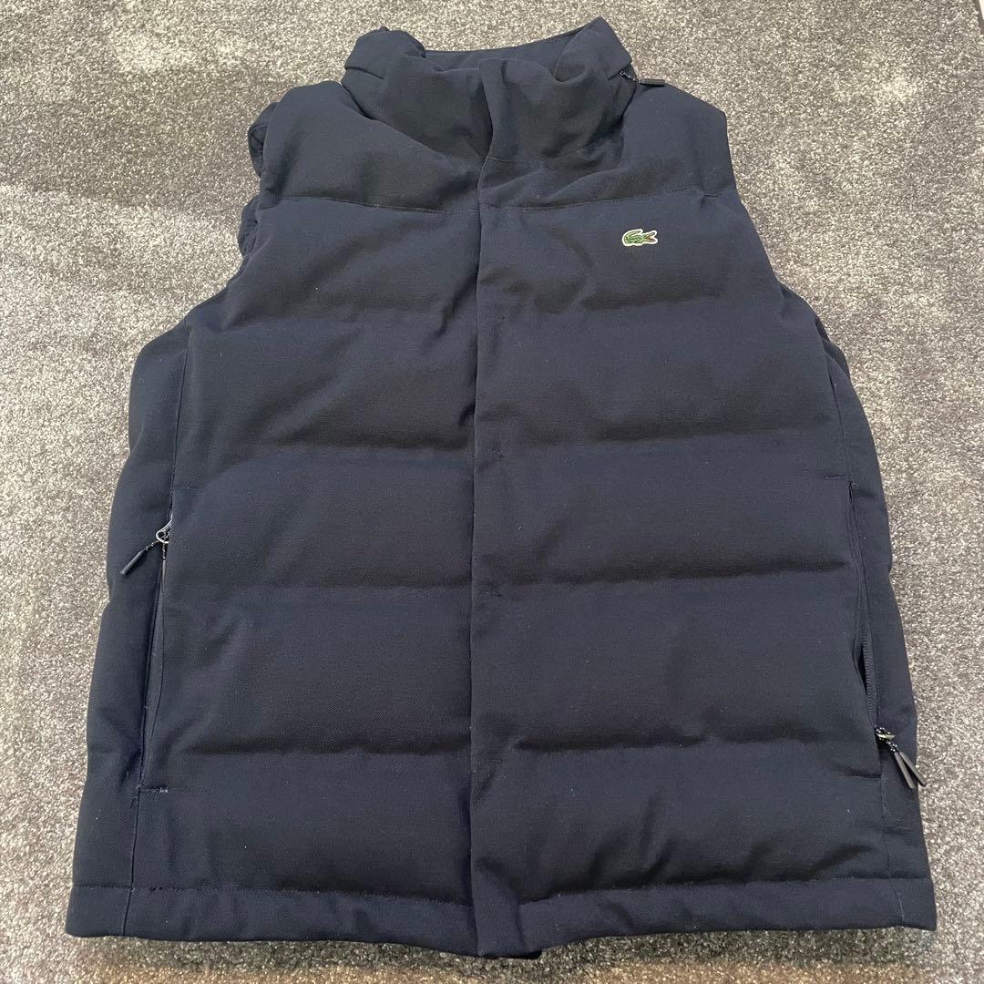 値下げ！✨LACOSTE ラコステ　ピケダウンベスト✨鹿の子　Mサイズ