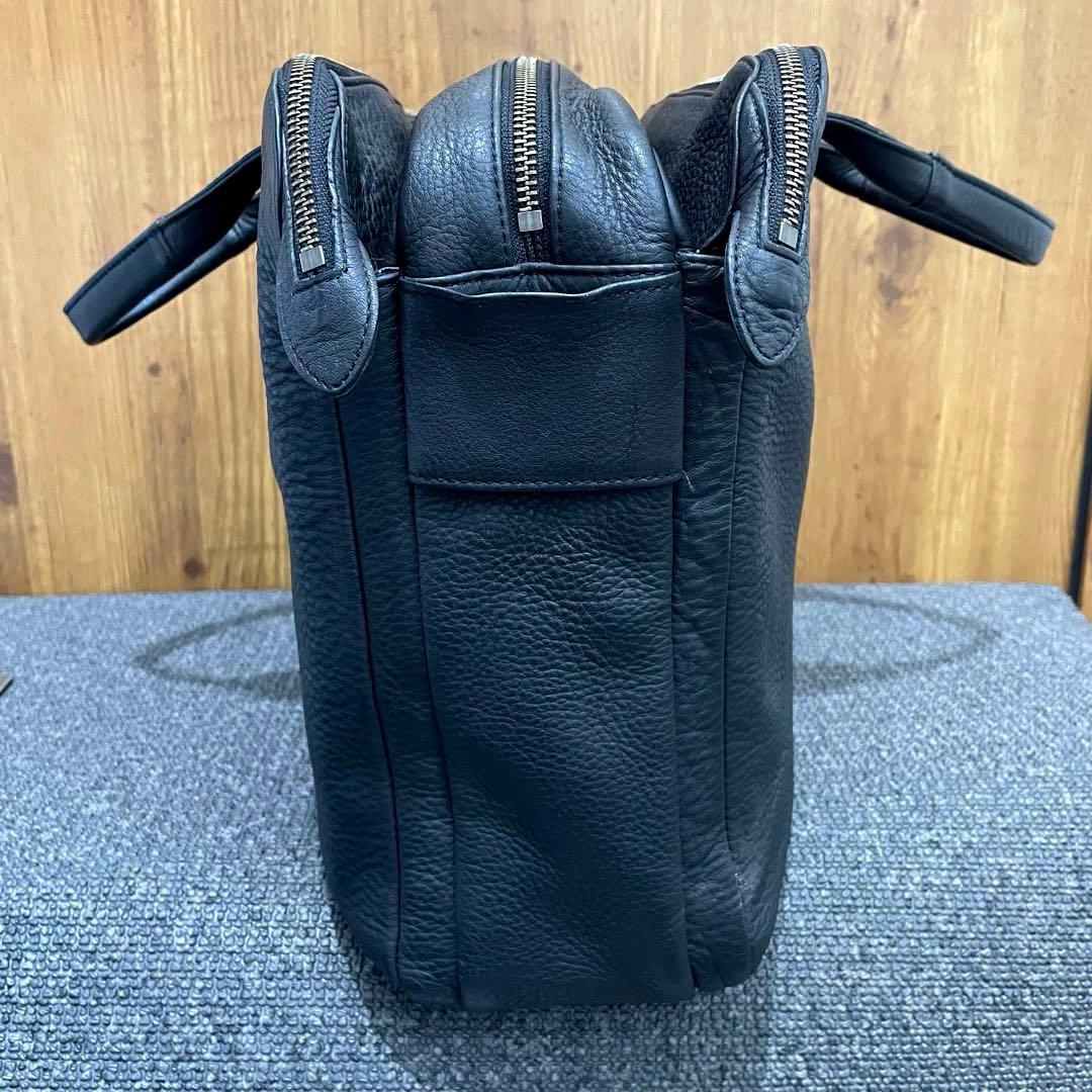 シボ革 ✨ ポーターウィズ 黒2way 3層 大容量A4オールレザー ビジネス