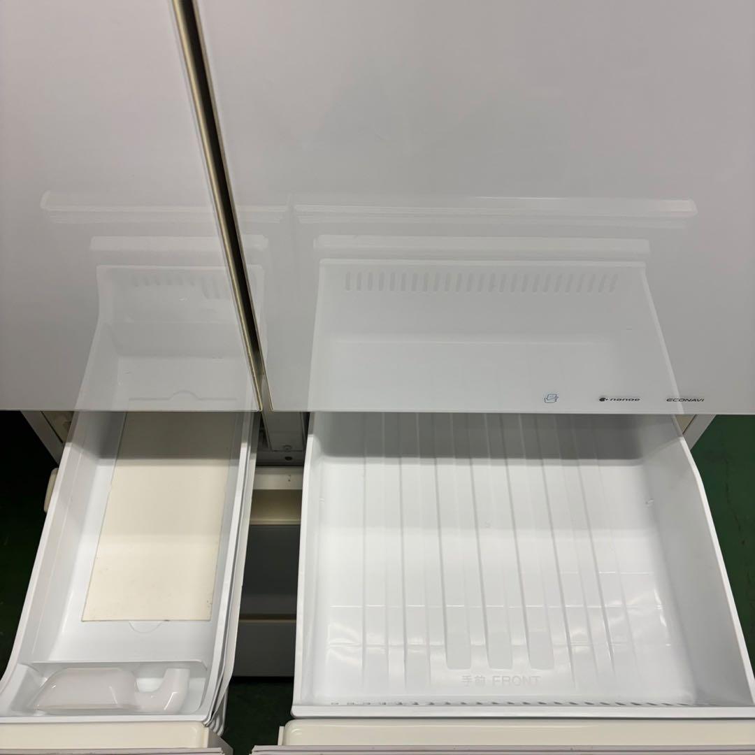 564 大型冷蔵庫　観音開き　6ドア　鏡面　自動製氷機　400L〜500L 美品