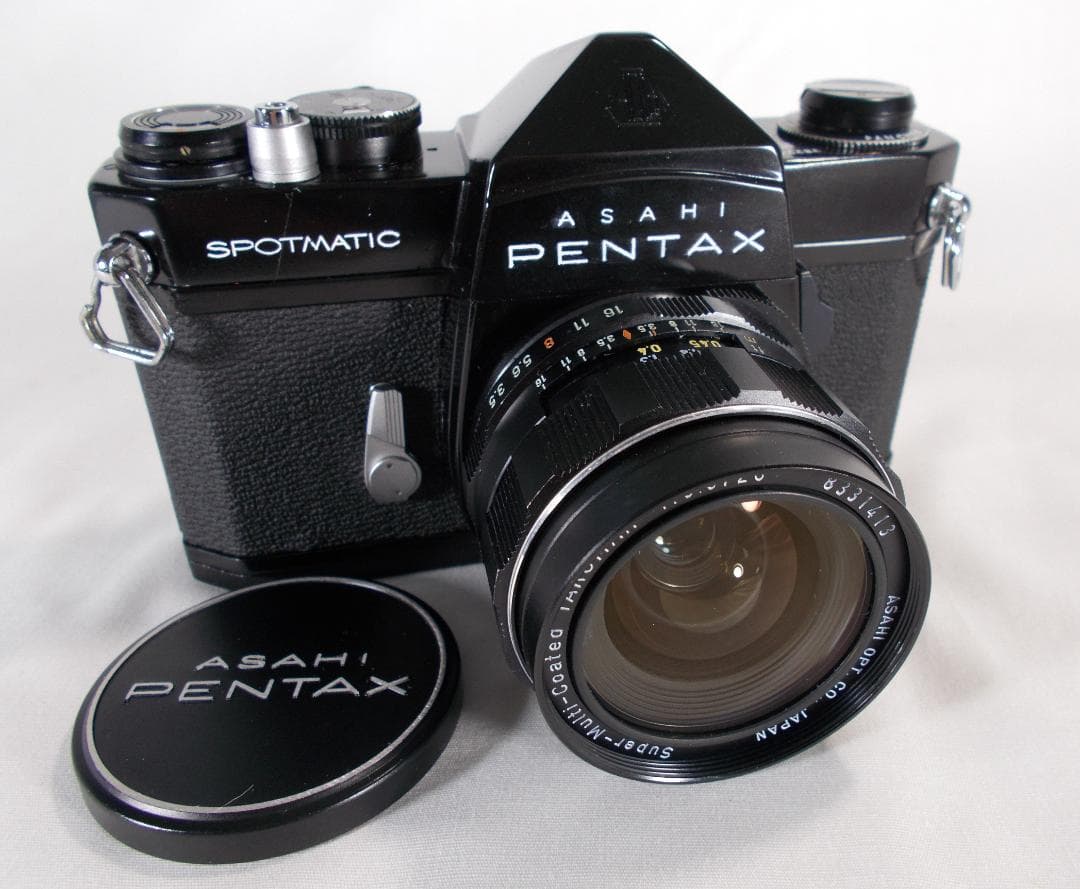 フィルムカメラ 整備済 完動品　Pentax SP　+ f/3.5　P190