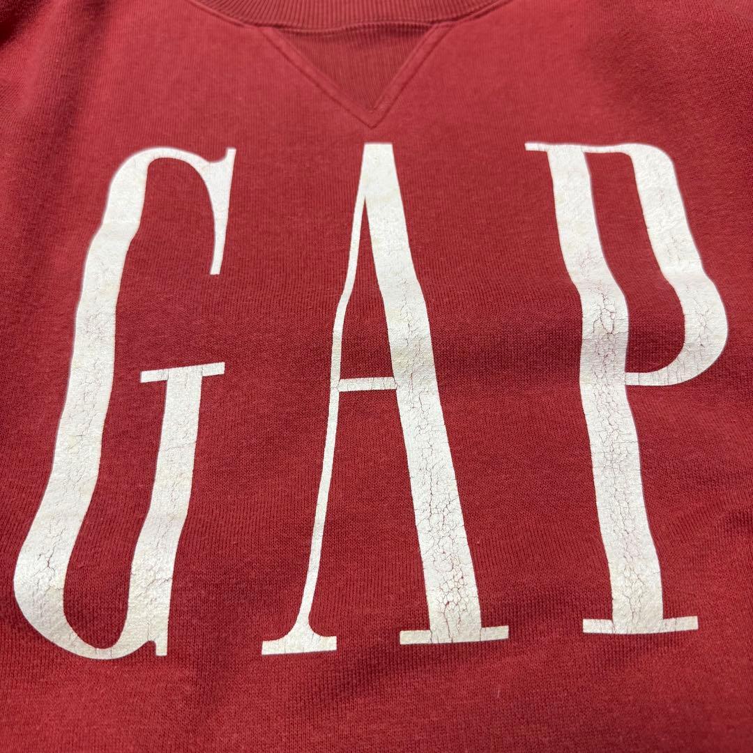 90s old gap スウェット GAPロゴ ロゴドン Sサイズ