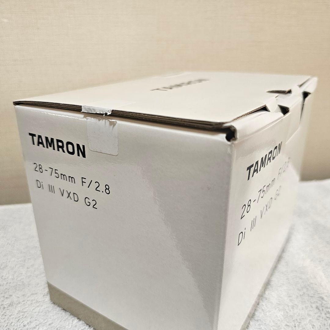【1/9購入・使用2時間】TAMRON 28-75mm F2.8 G2（極美品）