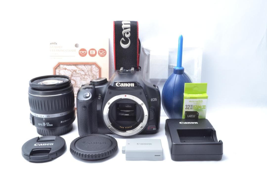 初期不良保証✨Canon EOS Kiss X2 ✨標準レンズ18-55mm✨