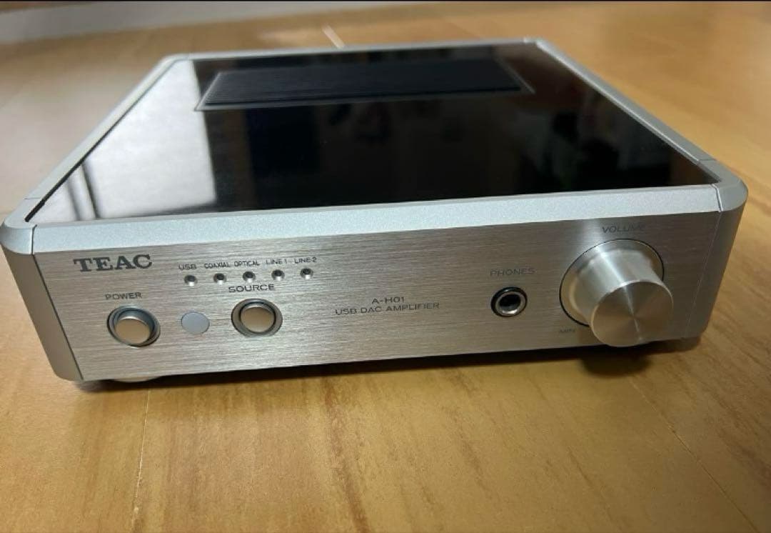 美品　TEAC A-H01 USB DAC ステレオプリメインアンプ シルバー