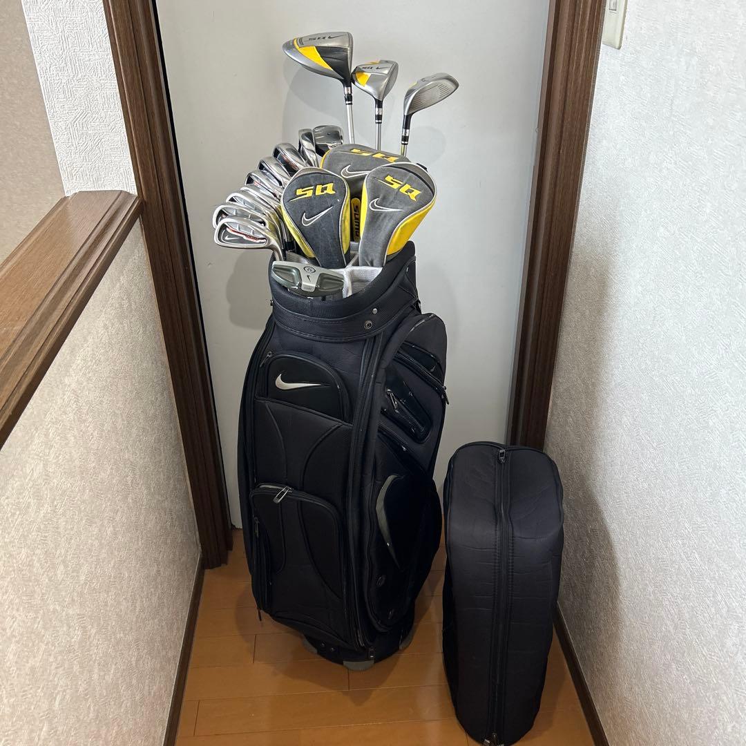 希少NIKE 13本 ゴルフフルセット クラブセット キャディバック付き