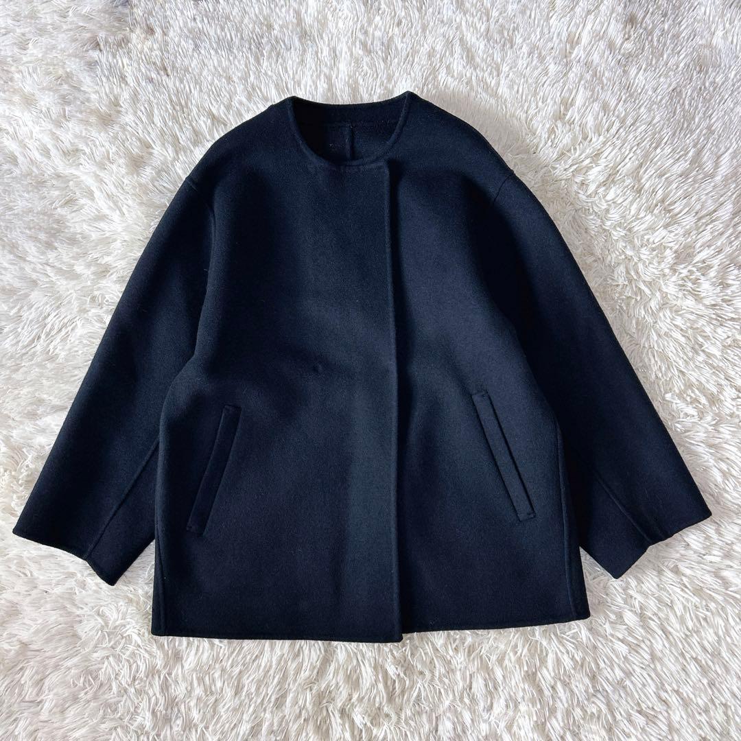 美品✨スローブイエナ souple wool ダブルフェイスノーカラーコート