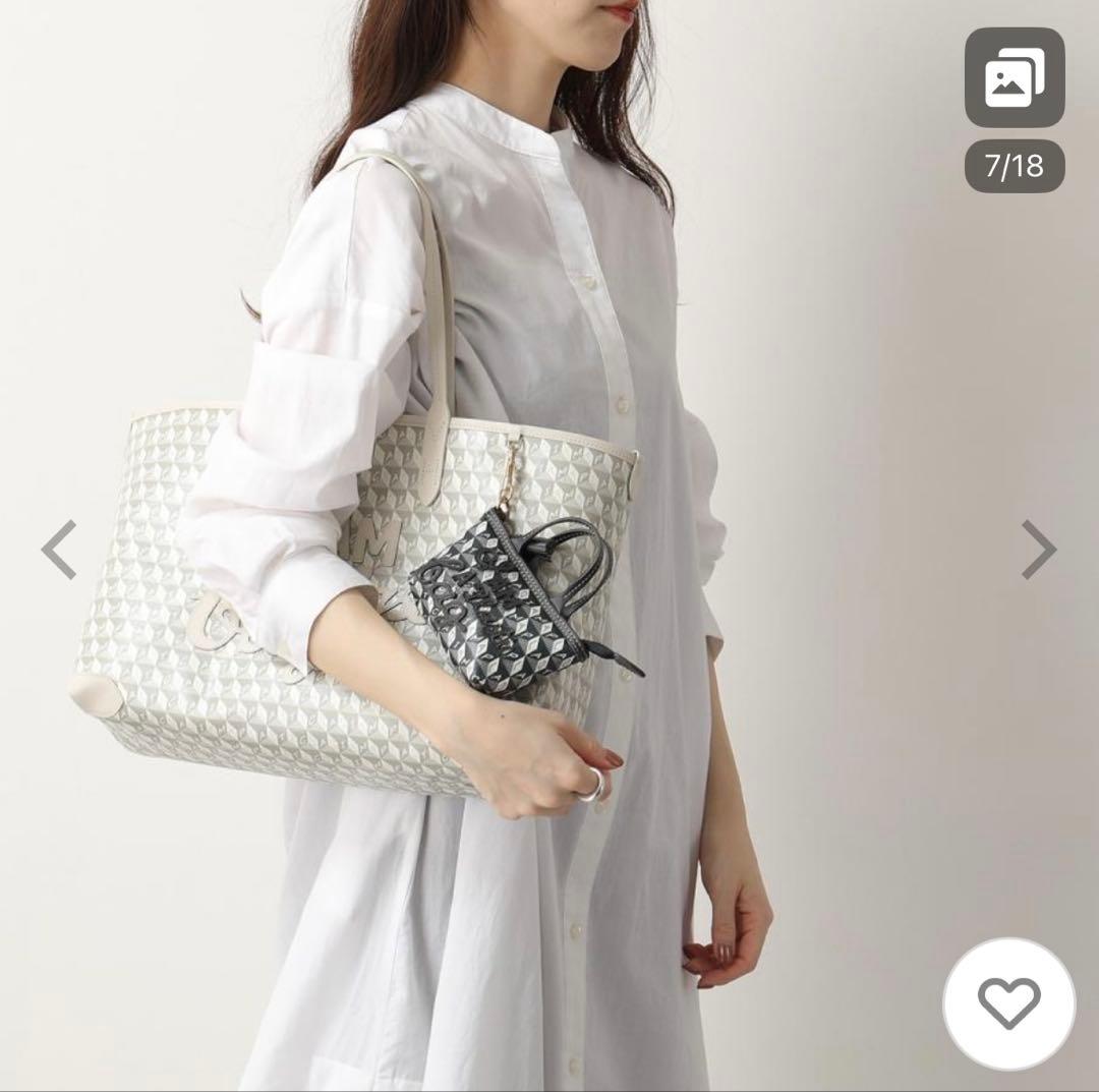 アニヤハインドマーチ　charm shopper エコバッグ　バッグチャーム