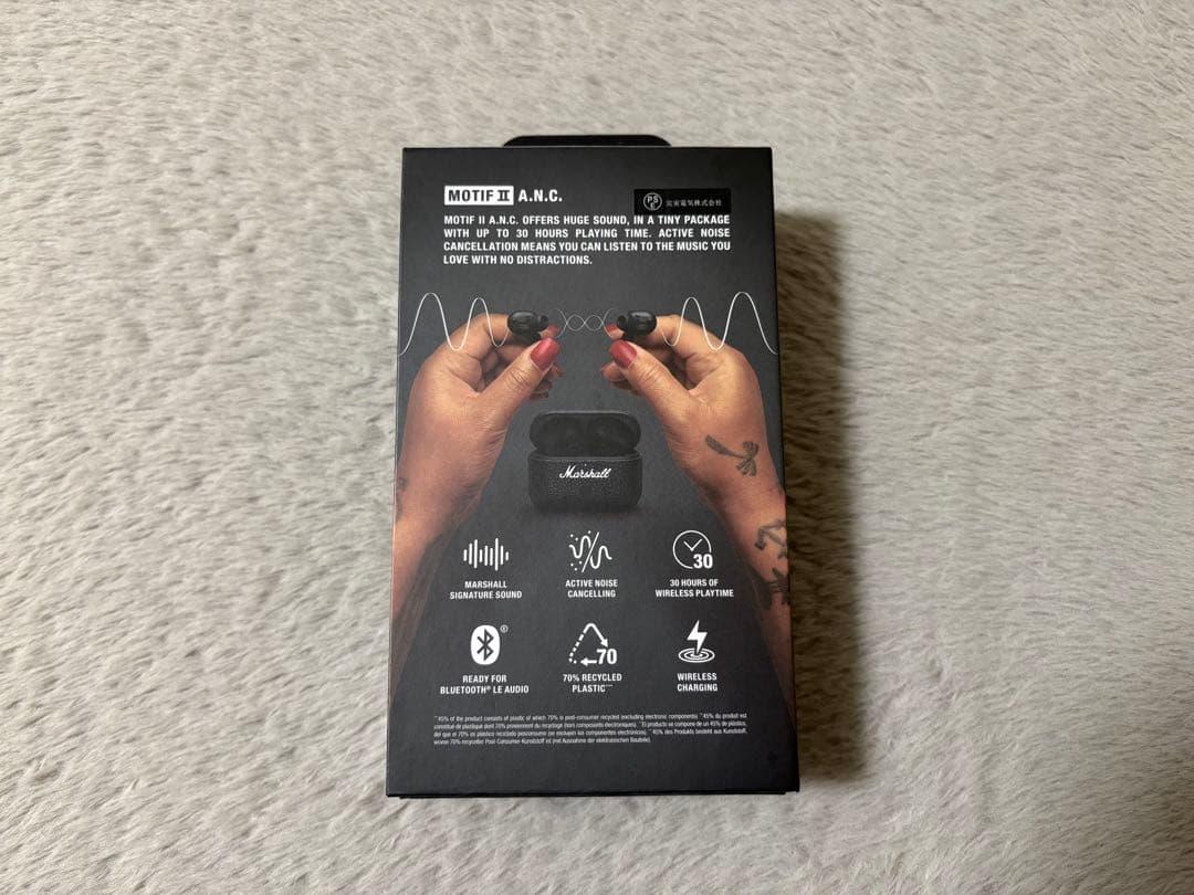 Marshall MOTIF Ⅱ A.N.C.ワイヤレスイヤフォン