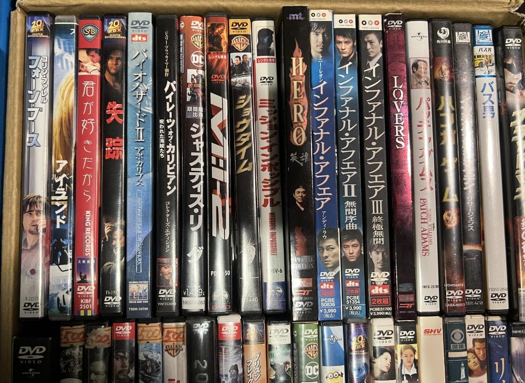 DVD（セル版） 洋画・アジア映画 160枚以上 まとめ売り/3割くらい未開封