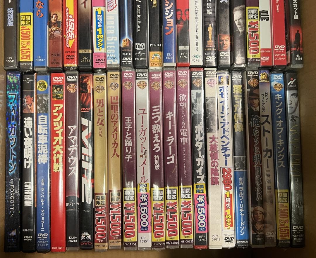 DVD（セル版） 洋画・アジア映画 160枚以上 まとめ売り/3割くらい未開封