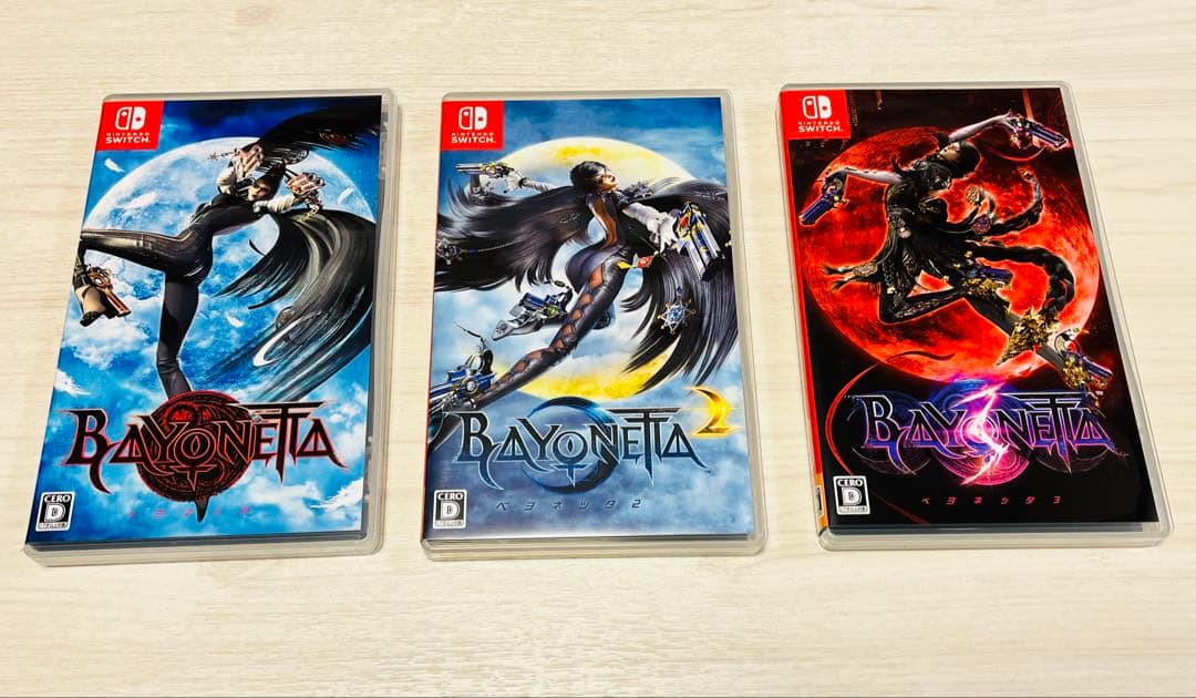 Switch ベヨネッタ　１・２・３セット　まとめて　3本セット