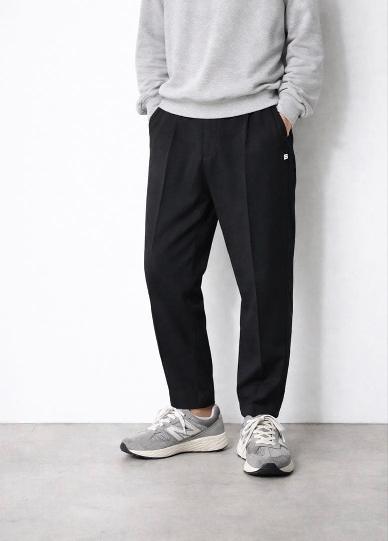 CAHLUMN Polyester 1 Tuck Slacks Pant 新品