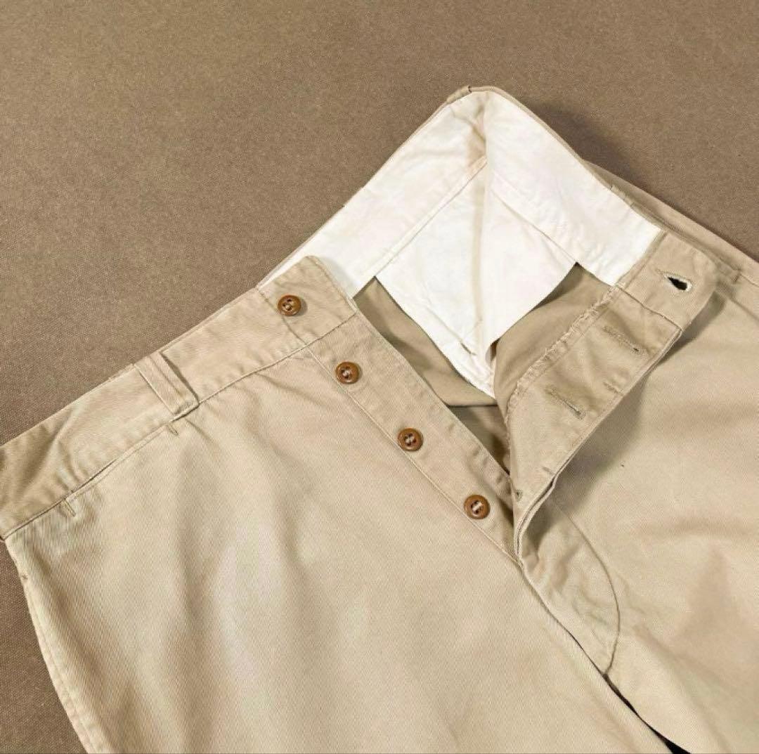 50s us army アメリカ軍 1954 チノ ボタン ビンテージ usa