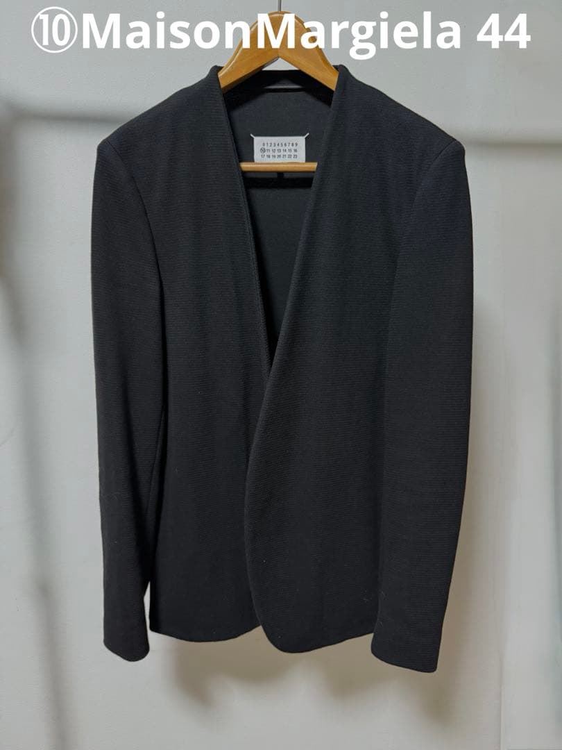 Maison Margielaメゾンマルジェラノーカラージャケット 44