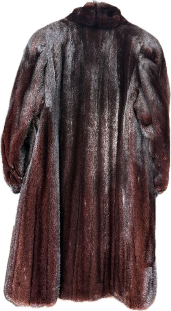 美品ゴールドサガミンクローグコート