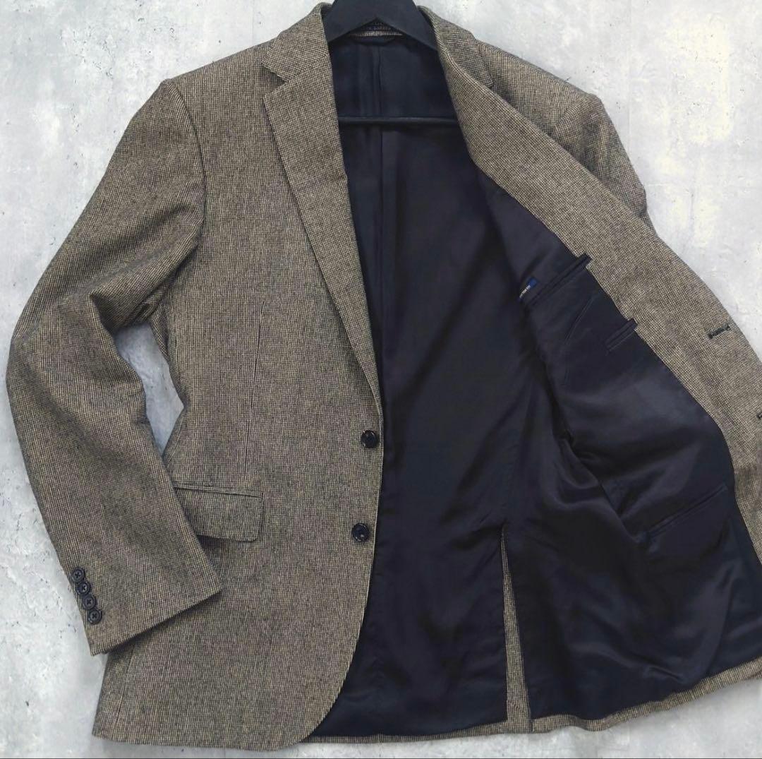 ポロラルフローレン 現行タグ ウールフランネルジャケット 千鳥 イタリア製