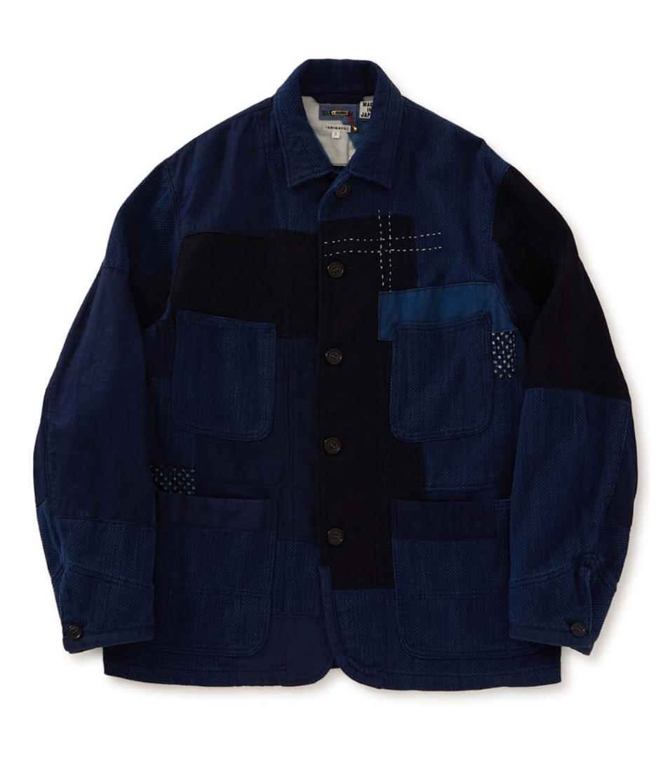 BLUE BLUEJAPANパッチワークジャケット M 新品 定価77,000円