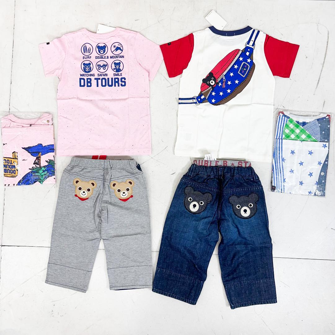ミキハウス 半袖Tシャツ デニム パンツ 6点セット 120サイズ K9121