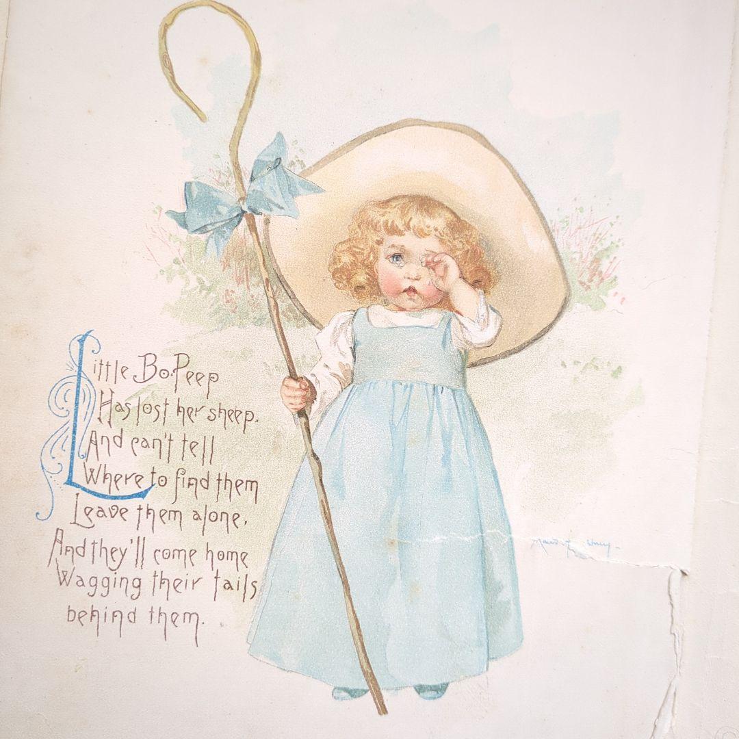 超稀少1891アンティーク絵本 洋書 児童書 ヴィクトリアン モードハンフリー