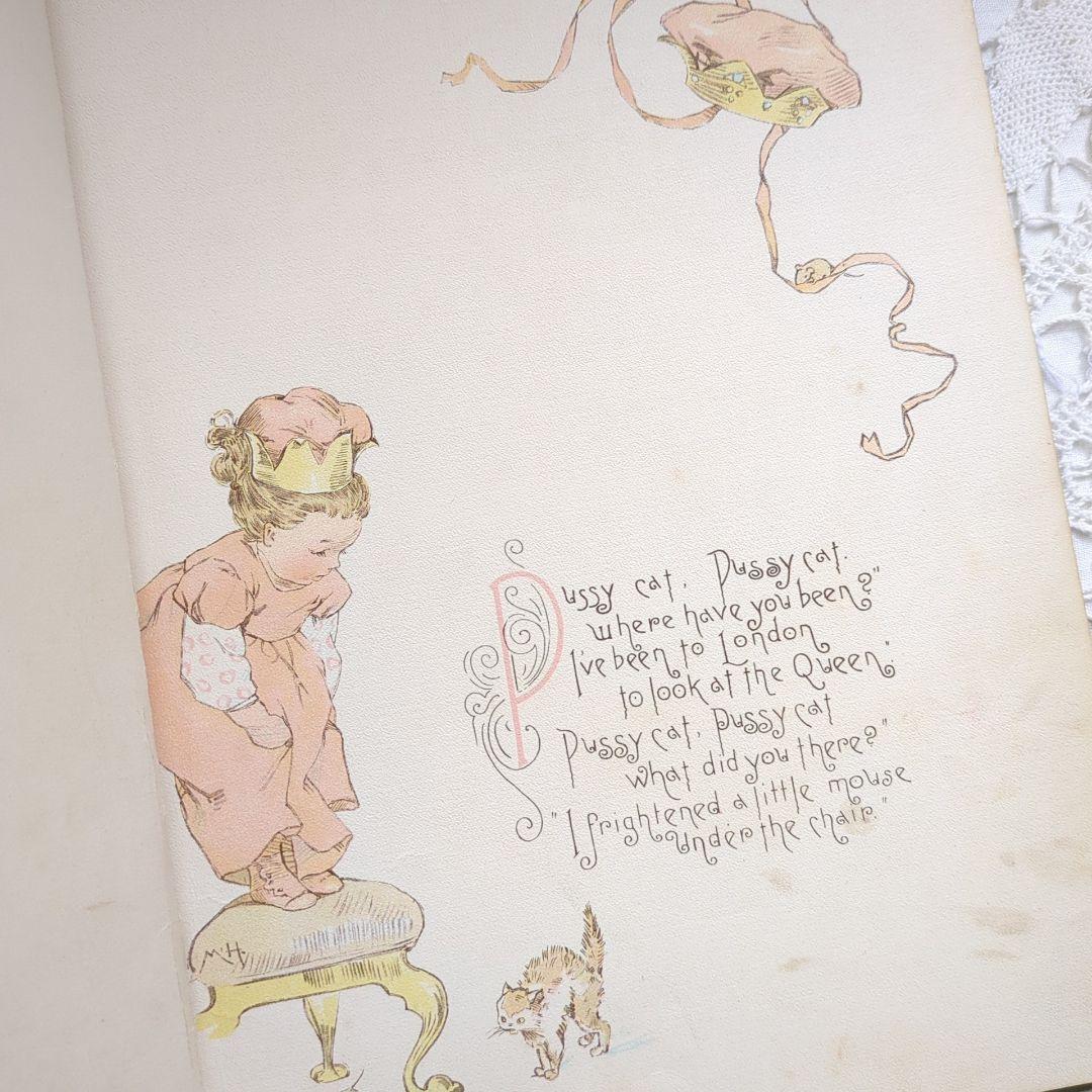 超稀少1891アンティーク絵本 洋書 児童書 ヴィクトリアン モードハンフリー
