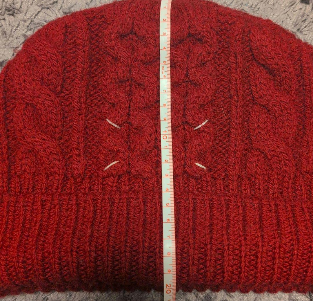 MAISON MARTIN MARGIELA マルタンマルジェラニットキャップ赤