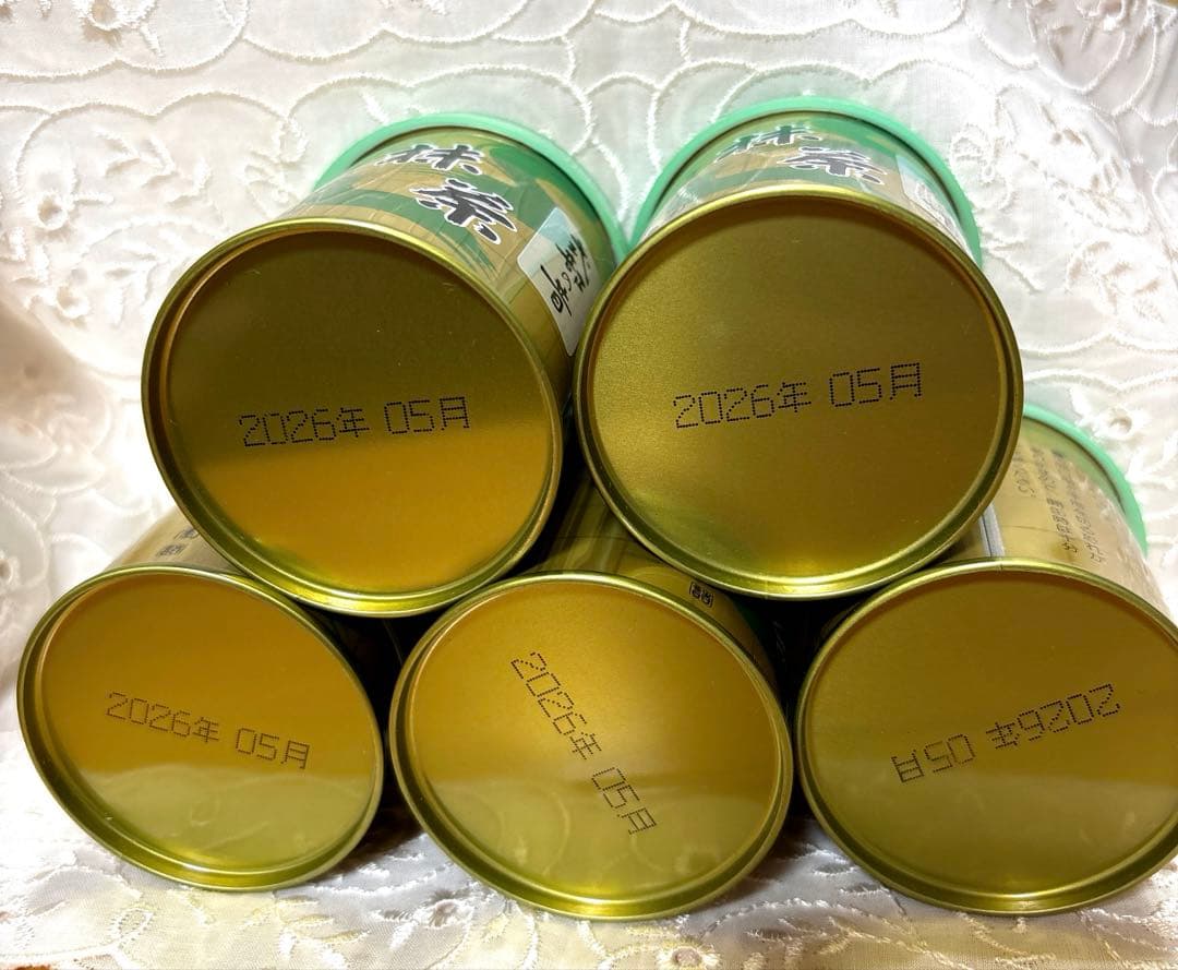 新品未開封　山政小山園　抹茶　式部の昔5缶