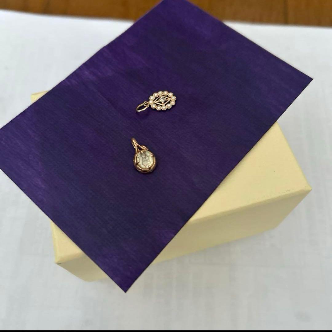 y*n様 アガットネックレスチャーム2点セット