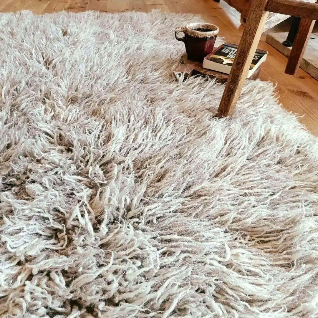 【レア】L212cm 大判！ トゥルラグ ヴィンテージラグ　ベニワレン