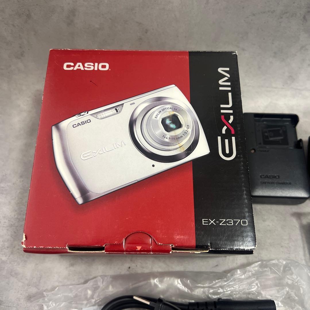 【未使用級 】CASIO エクシリム EX-Z370 黒ブラック 純正充電器
