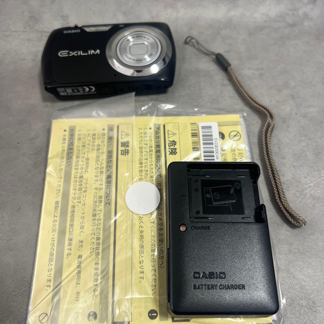 【未使用級 】CASIO エクシリム EX-Z370 黒ブラック 純正充電器