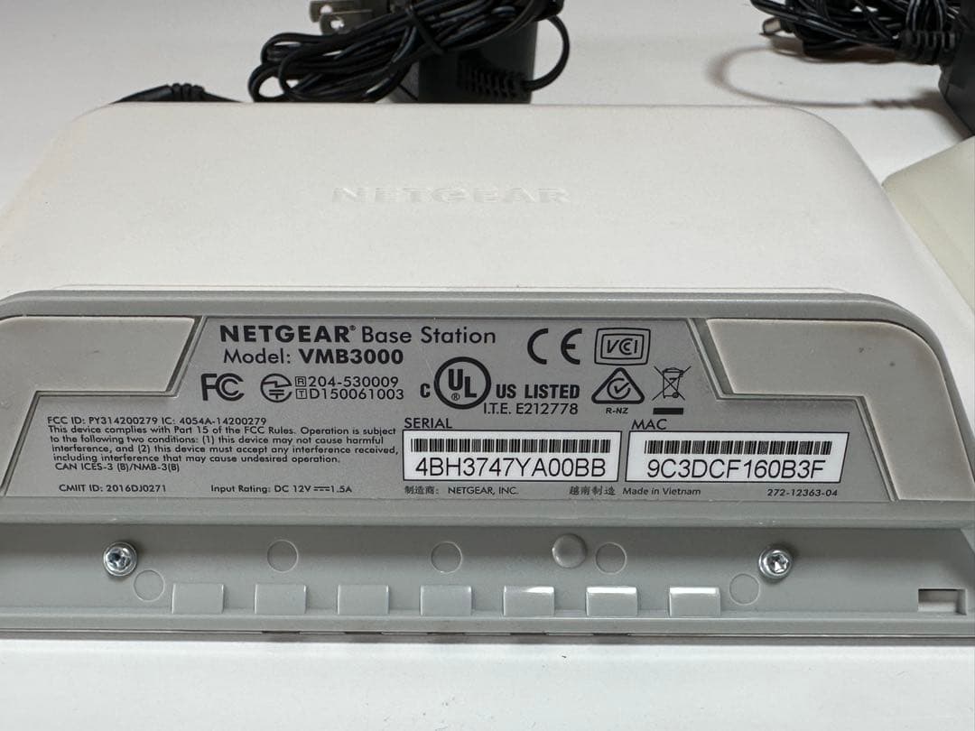 【セット】Arlo VMC3000カメラ5台＋基地局2台＋バッテリー