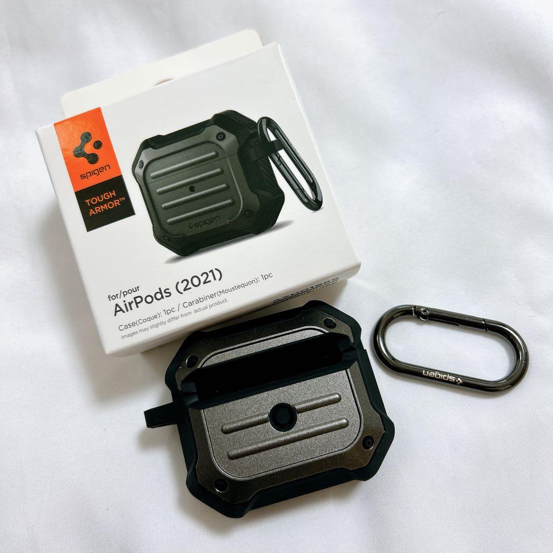 ☆ Spigen Airpods 第3世代 ケース　リング 付き 衝撃 吸収