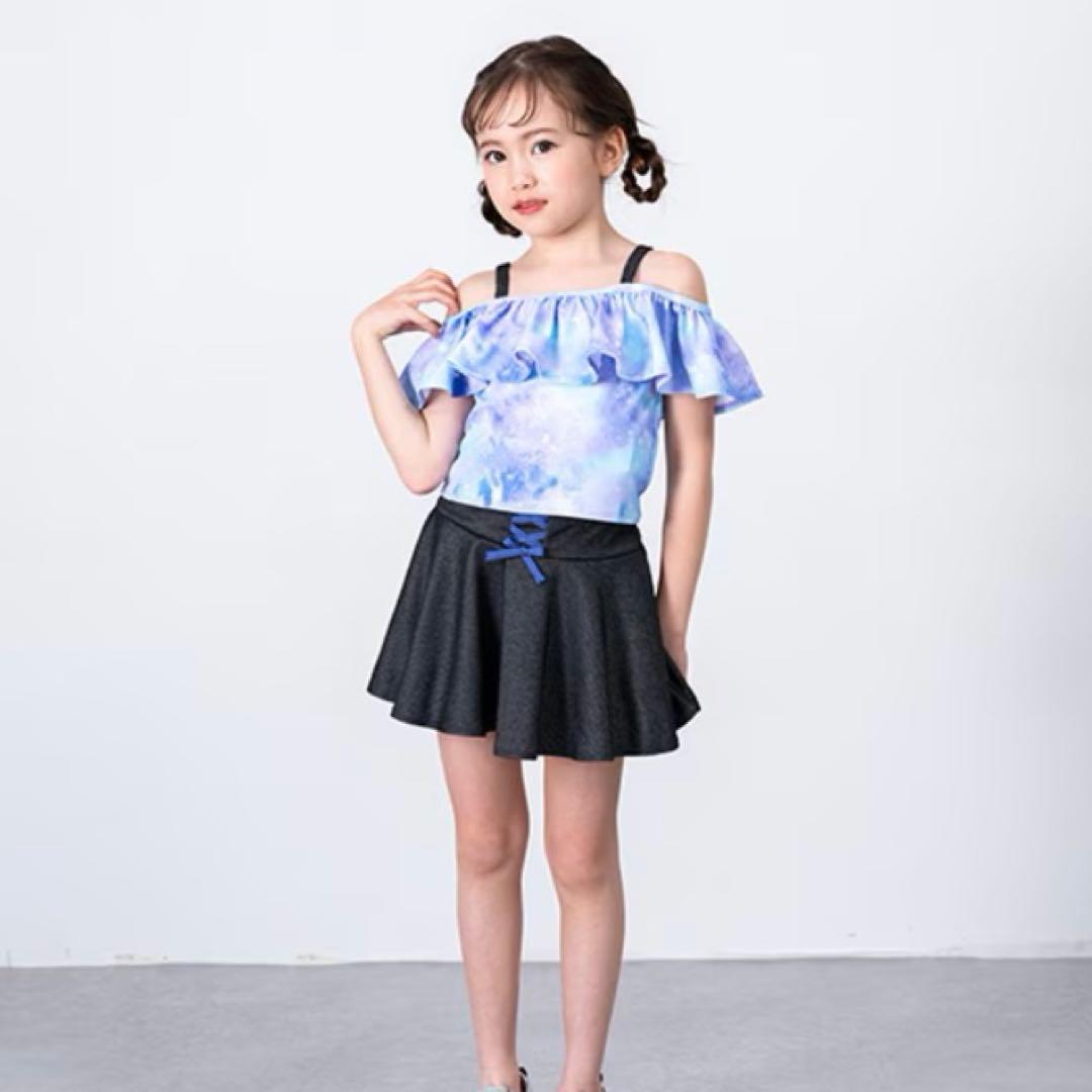 アナスイミニ　【SWIM】タイダイ柄 セパレート水着　150