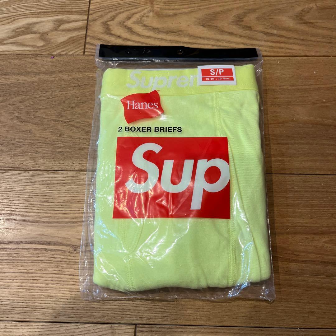 下着・アンダーウェア Supreme Hanes Boxer Briefs yellow