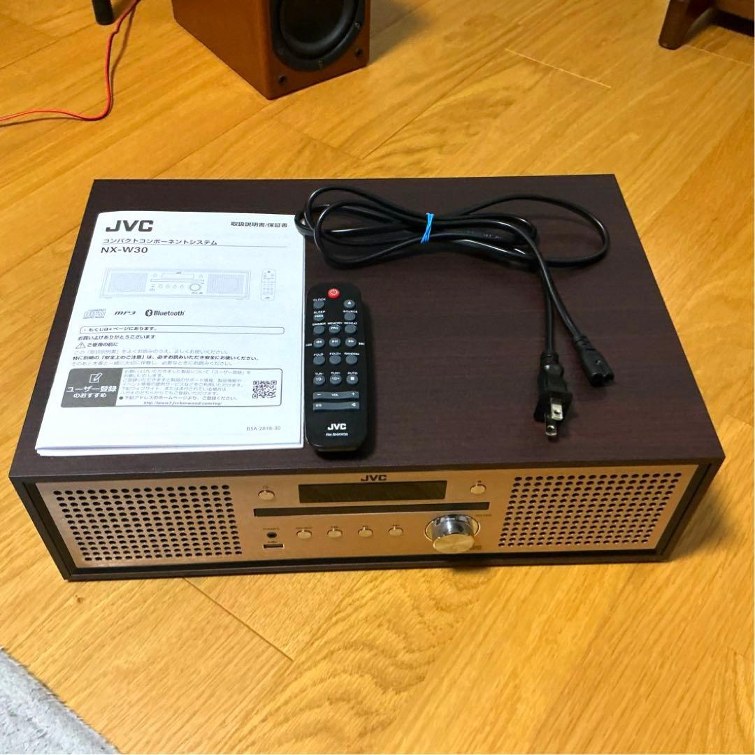 JVC NX-W30 ミニコンポ CDプレーヤー「美品」2024年