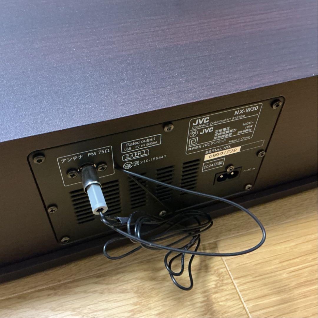 JVC NX-W30 ミニコンポ CDプレーヤー「美品」2024年