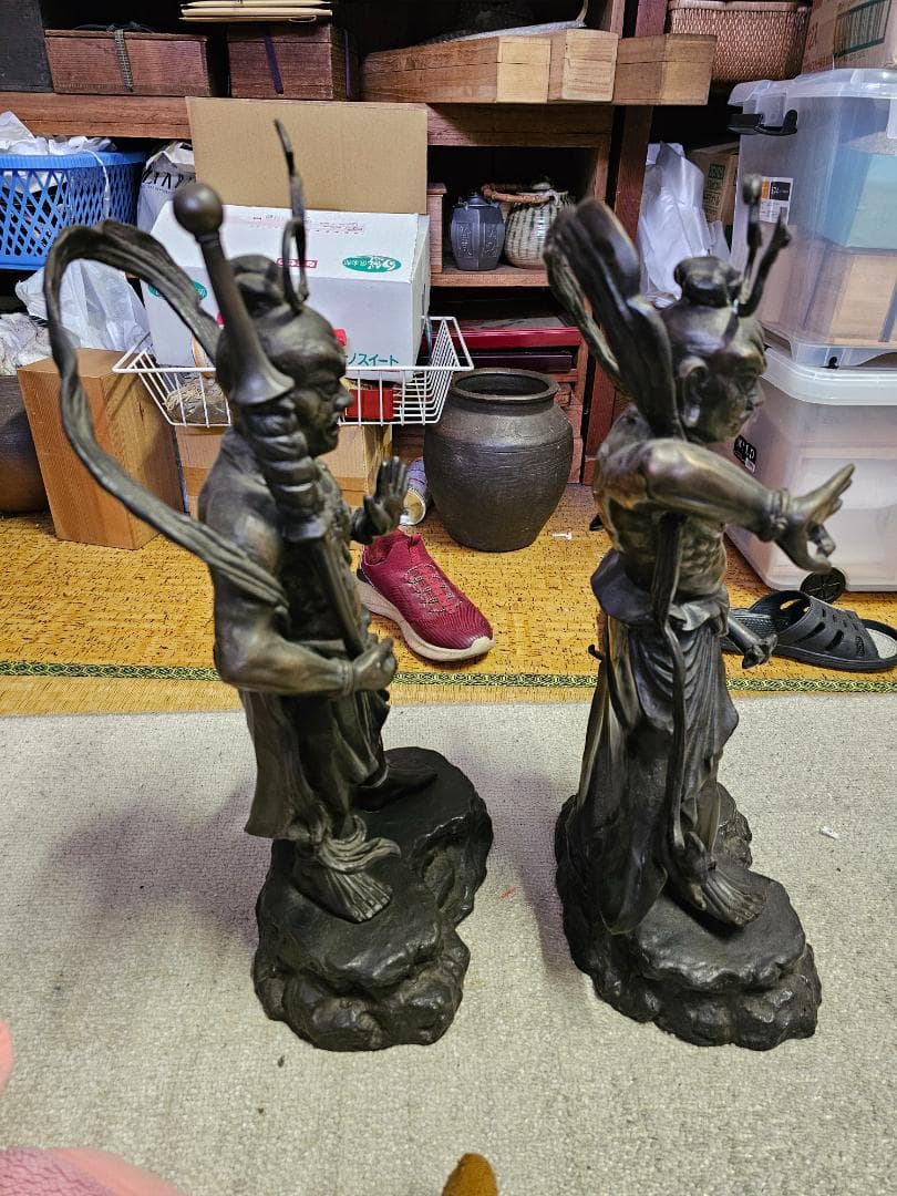 値下げ限界‼️金剛力士像 阿吽 一対