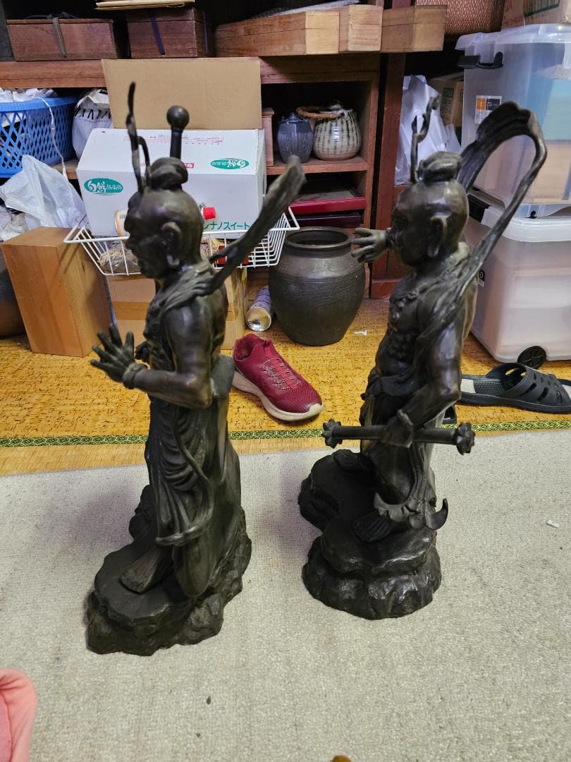 値下げ限界‼️金剛力士像 阿吽 一対