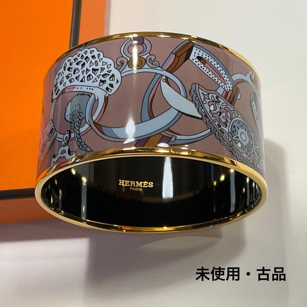 エルメス　エマイユ　ワイドバングル