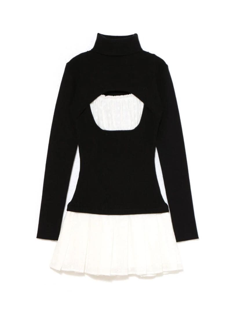 ワンピース andmary Poppy lace set dress black